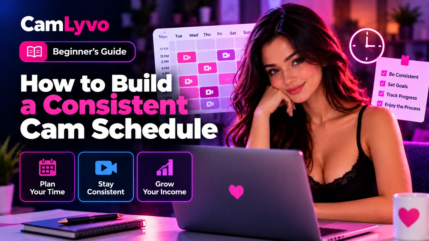 How to build a consistent cam model schedule